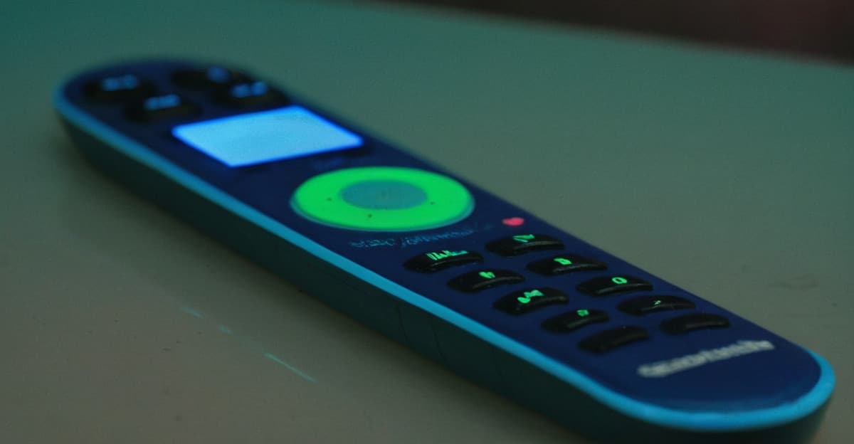 cleaning product residue on remote control